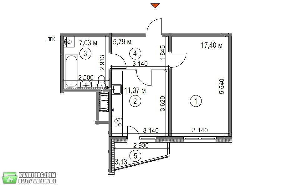 Sell 1-room apartment. Киев,  Майорова — photo 5