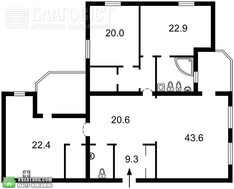 Sell 3-room apartment. Киев,  Металлистов — photo 5