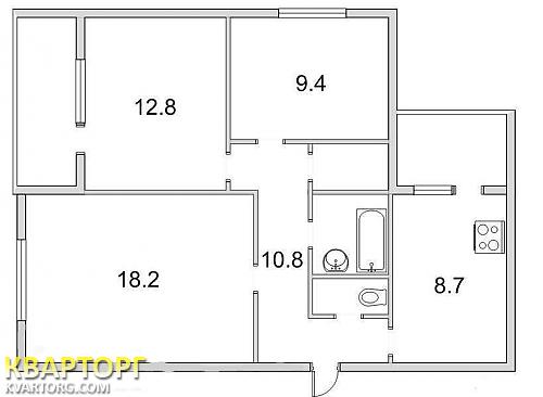 Sell 3-room apartment. Киев, Горького ул — photo 1