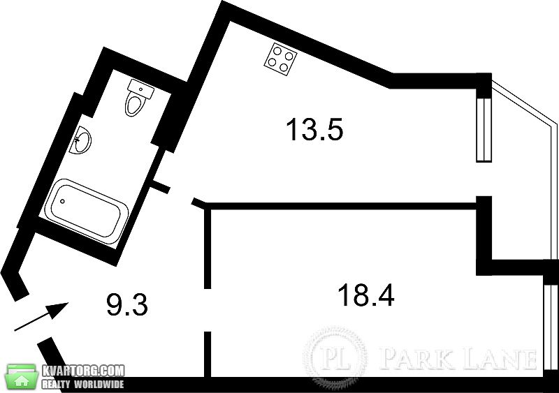 Sell 1-room apartment. Киев,  Бажана — photo 7