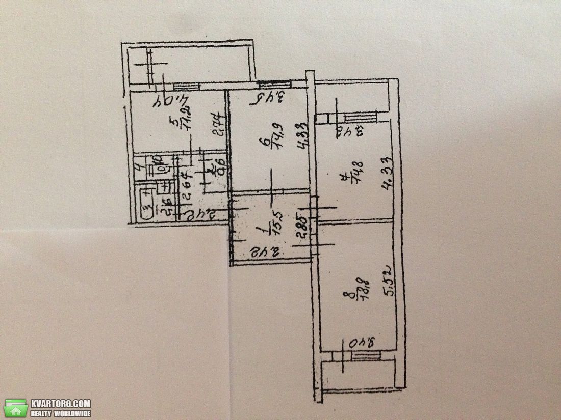 Sell 3-room apartment. Киев,  Гмыри — photo 8