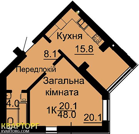 Sell 1-room apartment. Киев,  Сагайдачного — photo 6