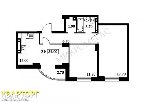 Sell 2-room apartment. Одесса, Школьная — photo 4