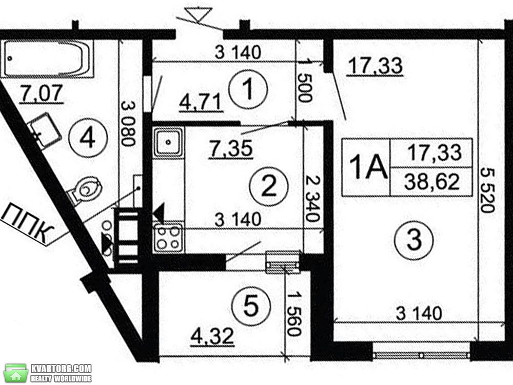 Rent out 1-room apartment. Киев,  Чавдар — photo 1