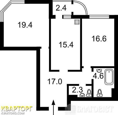 Sell 2-room apartment. Киев, ул.Осенняя — photo 3