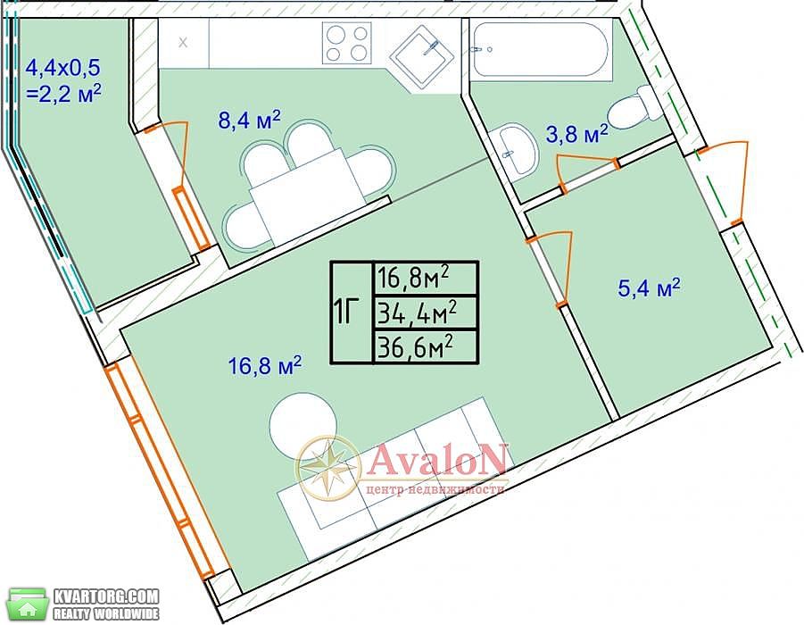 Sell 1-room apartment. Одесса, Фонтанская — photo 4