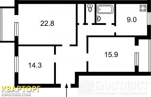 Sell 3-room apartment. Киев,  Предславинская — photo 2