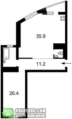 Sell 2-room apartment. Киев,  Миропольская — photo 2