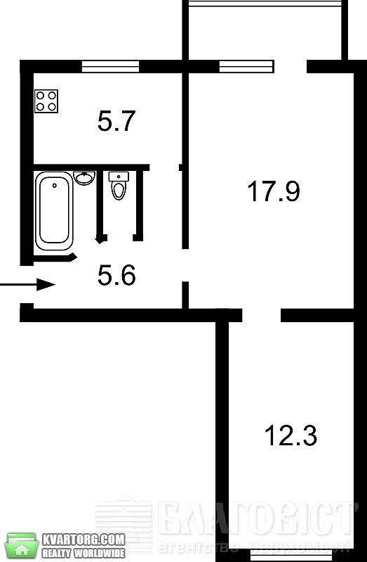 Sell 2-room apartment. Киев,  Бастионная — photo 9
