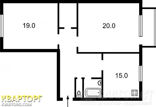 Sell 2-room apartment. Киев,  Леси Украинки бул — photo 2
