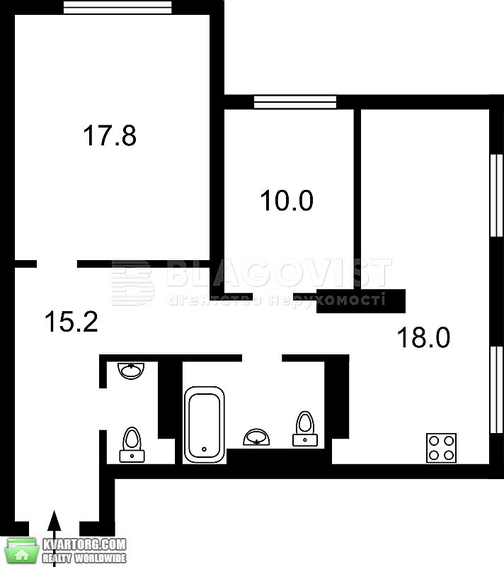 Sell 3-room apartment. Киев,  Кондратюка — photo 9