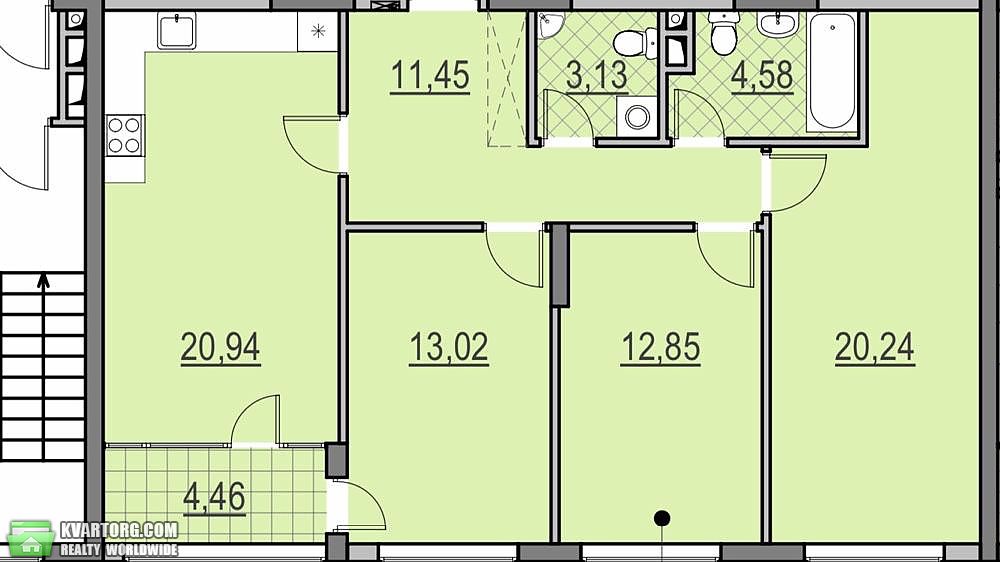 Sell 3-room apartment. Киев, Сверстюка — photo 8