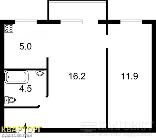 Sell 2-room apartment. Киев,  Саксаганского — photo 1
