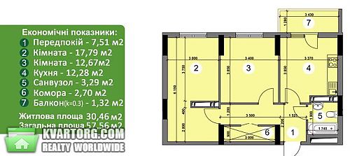 Sell 2-room apartment. Киев, Новоукраинская — photo 1