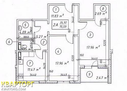 Sell 2-room apartment. Киев,  Здолбуновская — photo 2