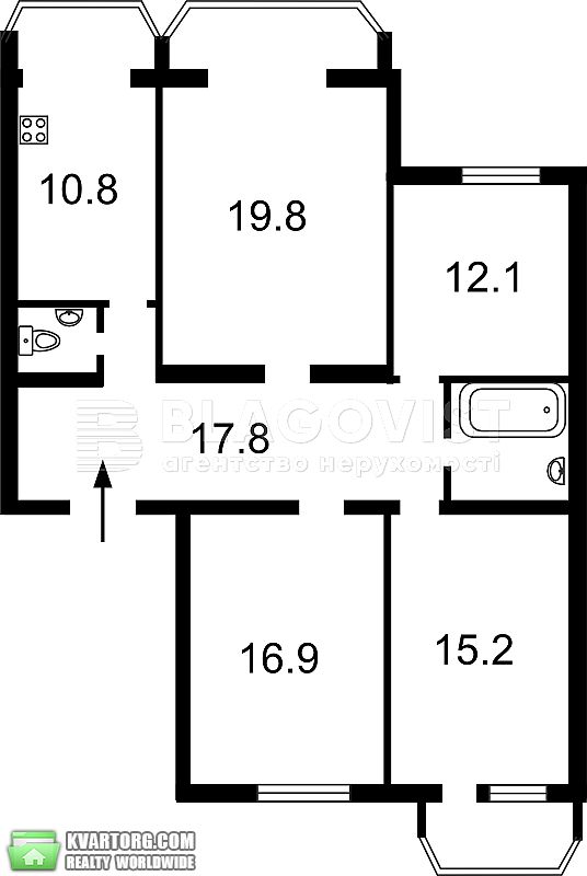 Sell 4-room apartment. Киев, конева маршала — photo 2