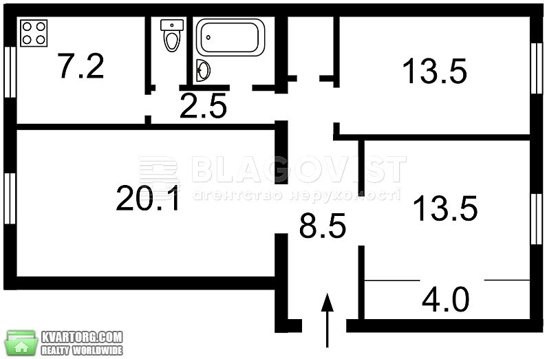 Sell 3-room apartment. Киев,  Дружбы Народов бул — photo 10