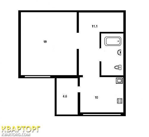 Sell 1-room apartment. Киев,  Верховинная — photo 2