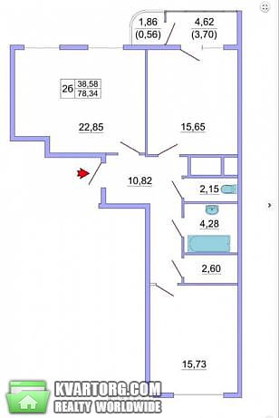Sell 2-room apartment. Харьков, проспект Победы — photo 2