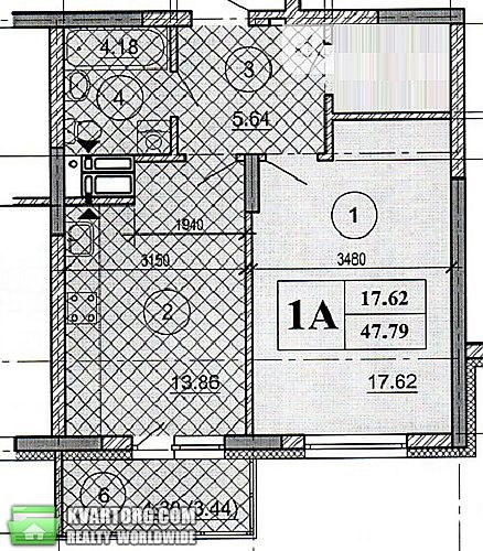 Sell 1-room apartment. Киев,  Воскресенская — photo 3