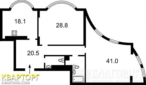 Sell 2-room apartment. Киев,  Барбюса — photo 2