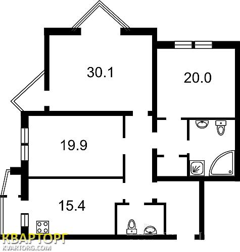 Sell 3-room apartment. Киев,  Мильчакова — photo 4