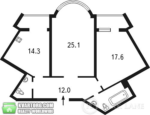 Sell 2-room apartment. Киев,  Княжий Затон — photo 2