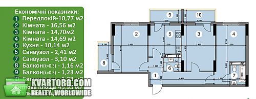 Sell 3-room apartment. Киев, Новоукраинская — photo 2