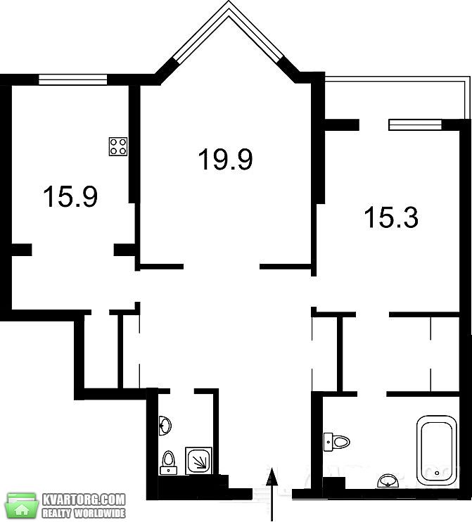 Sell 2-room apartment. Киев,  Щорса — photo 3
