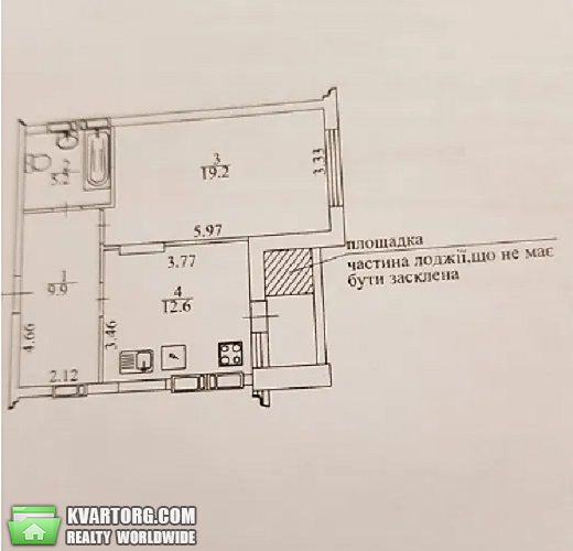 Sell 1-room apartment. Киев, Вильямса — photo 3