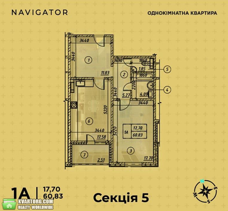 Sell 1-room apartment. Киев, Балтийский — photo 7