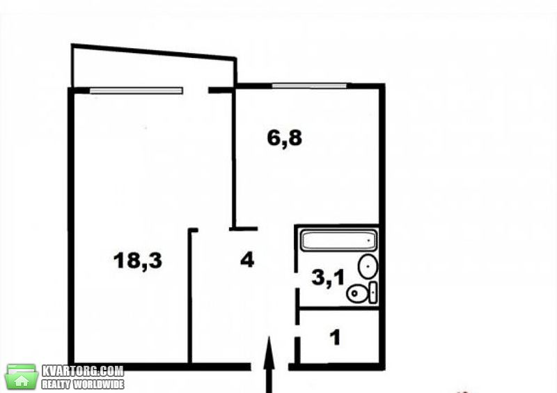 Sell 1-room apartment. Киев,  Воскресенская — photo 8