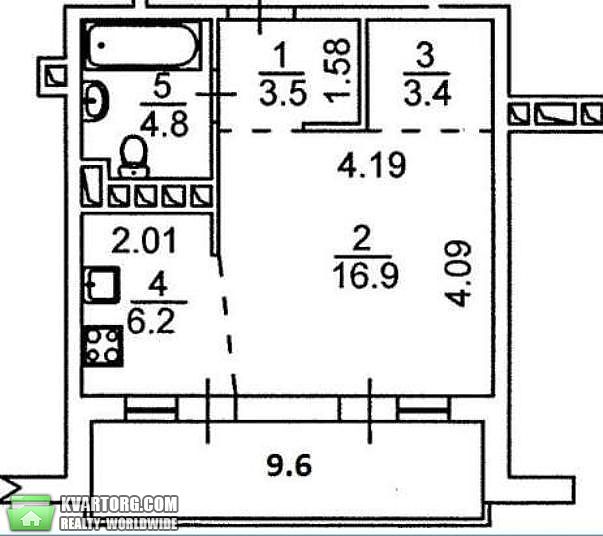 Sell 1-room apartment. Киев,  Петрицкого — photo 6