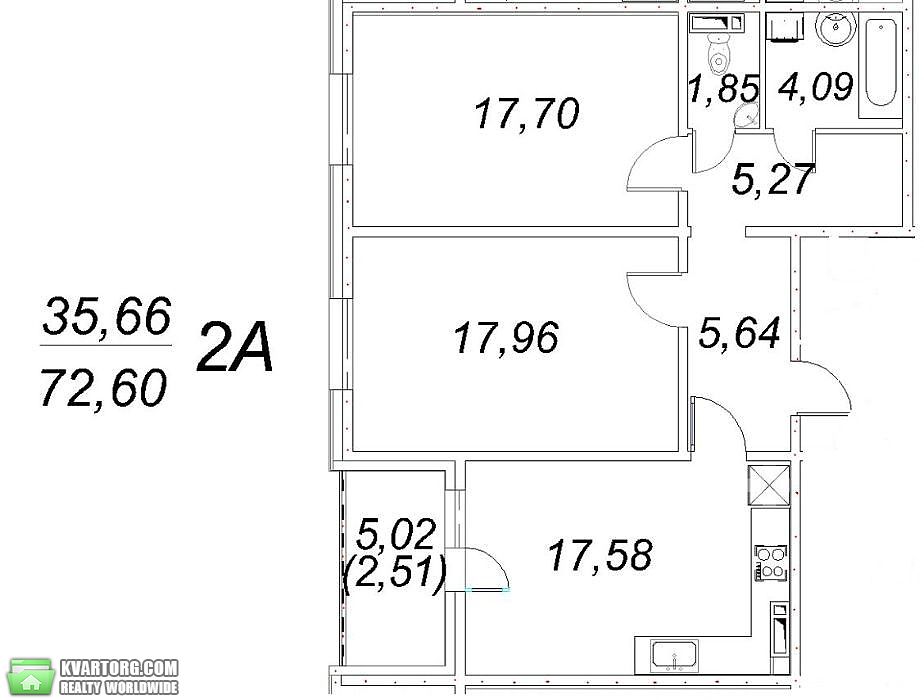 Sell 2-room apartment. Киев, пер. Балтийский — photo 3