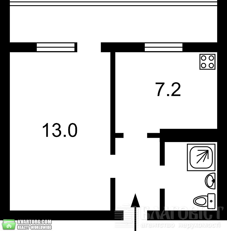 Sell 1-room apartment. Киев,  Кловский спуск — photo 4