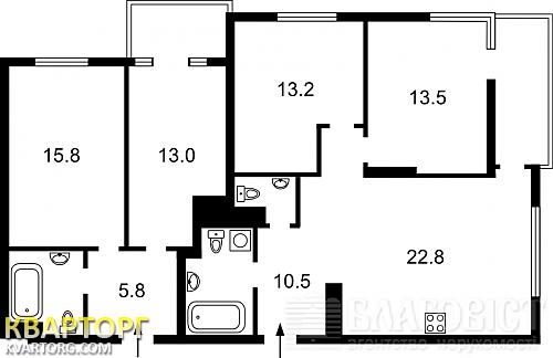 Sell 4-room apartment. Киев, Петрицкого — photo 3