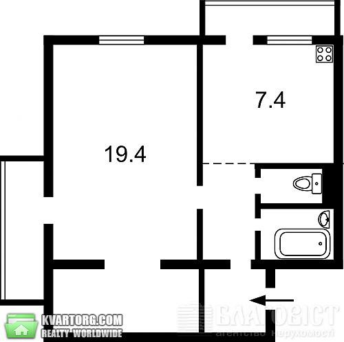 Sell 1-room apartment. Киев, Светлицкого — photo 10