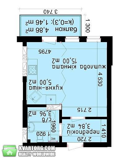 продам 1-комнатную квартиру. Киев,   Метрологическая - фото 4