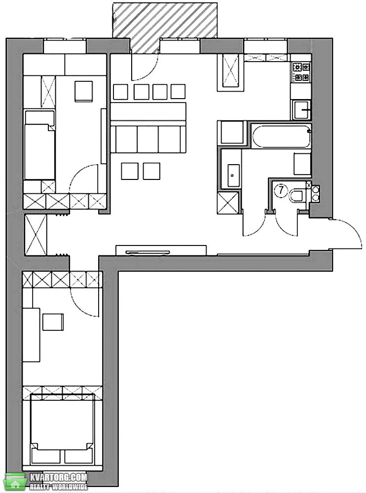 Sell 3-room apartment. Киев,  Ольжича — photo 8