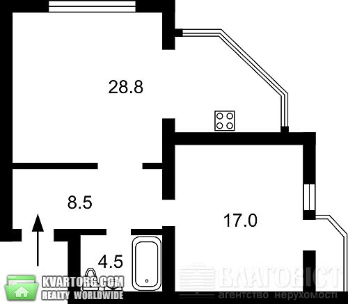Sell 2-room apartment. Киев, Ломоносова — photo 8