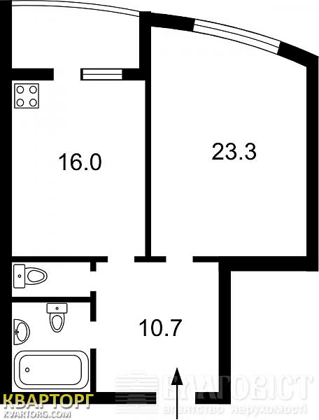 Sell 1-room apartment. Киев,  Ушакова — photo 2