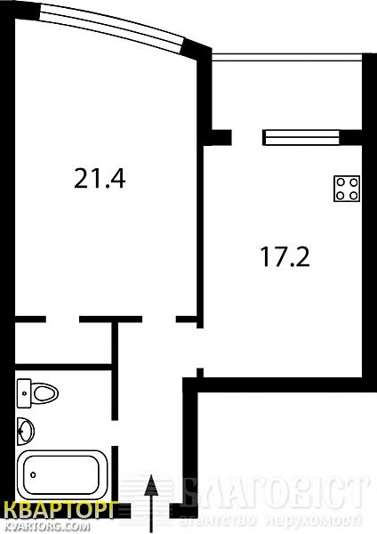 Sell 1-room apartment. Киев,  Лайоша Гавро — photo 1