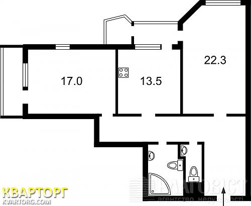Sell 2-room apartment. Киев,  Кудряшова — photo 2