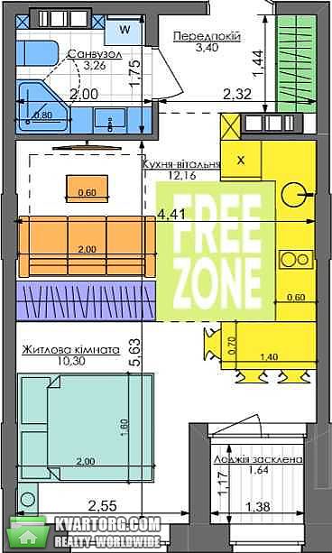 Sell 1-room apartment. Киев, Регенераторная — photo 4