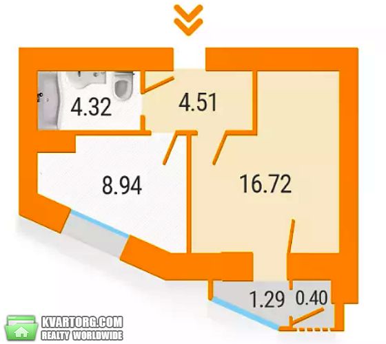 Sell 1-room apartment. Киев,  Харьковское шоссе — photo 3
