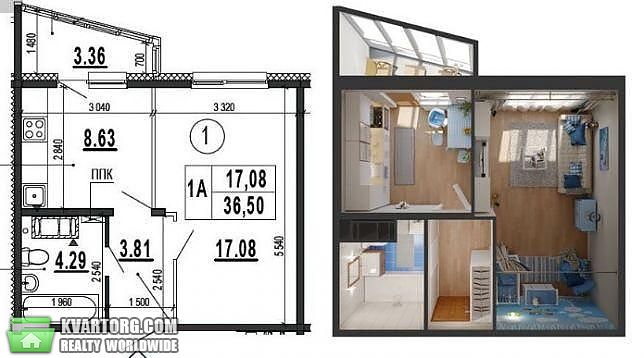 Sell 1-room apartment. Киев,  Гмыри — photo 2
