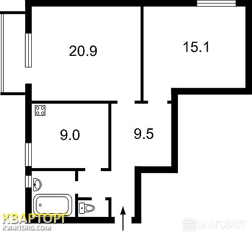 Sell 3-room apartment. Киев, Л.Украинки — photo 2