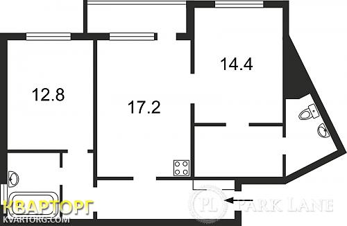 Sell 2-room apartment. Киев,  Григоренко пр — photo 1