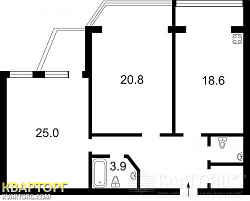 Sell 2-room apartment. Киев,  Ломоносова — photo 3