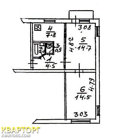 Sell 2-room apartment. Киев, Запорожца — photo 9